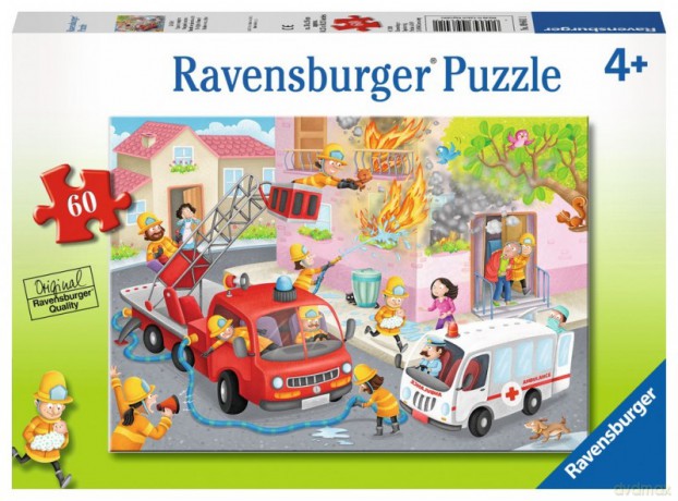 RAVENSBURGER 60 el. Straż pożarna i Pogotowie ratunkowe [PUZZLE]