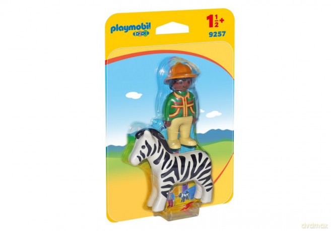 Strażnik z zebrą 9257 [FIGURKA]