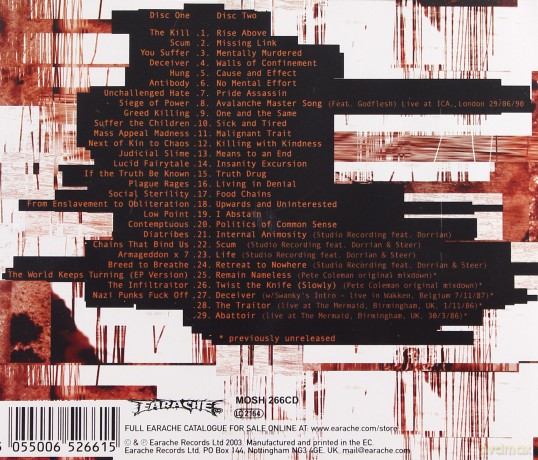 Napalm Death: Noise For Music's Sake [CD]