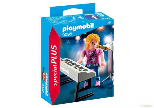 Zestaw figurek Piosenkarka z keybordem [FIGURKA]