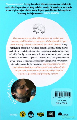 25 gramów szczęścia. Historia kolczastego stworzenia, które skruszyło ludzkie serce - Massimo Vacchetta, Antonella Tomaselli [KSIĄŻKA]