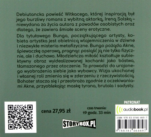 622 upadki Bunga czyli demoniczna kobieta - Stanisław Ignacy Witkiewicz [AUDIOBOOK]
