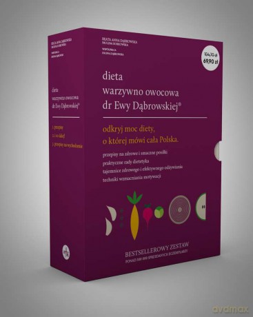 Dieta warzywno-owocowa dr Ewy Dąbrowskiej Pakiet - Beata Anna Dąbrowska [KSIĄŻKA]