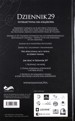 Dziennik 29. Interaktywna gra książkowa [KSIĄŻKA]