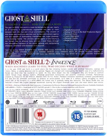 Ghost In The Shell Movie Double Pack [2xBlu-Ray]