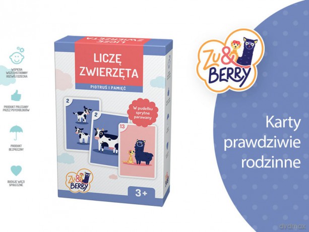 Liczę zwierzęta. Piotruś i pamięć Zu&Berry [GRA]