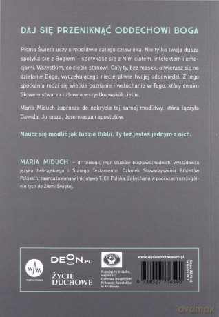Oddech Boga. Modlitwa ludzi Biblii - Maria Miduch [KSIĄŻKA]