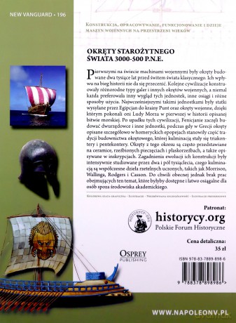 Okręty starożytnego świata 3000-500 pne - Adrian K. Wood [KSIĄŻKA]
