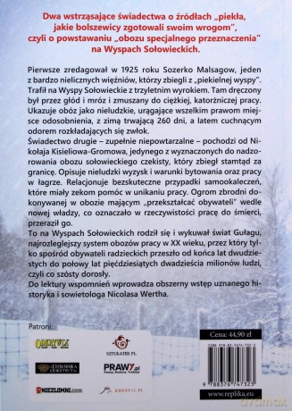 Początki gułagu. Opowieści z Wysp Sołowieckich - Sozerko Malsagow, Nikołaj Kisieliow-Gromow [KSIĄŻKA]