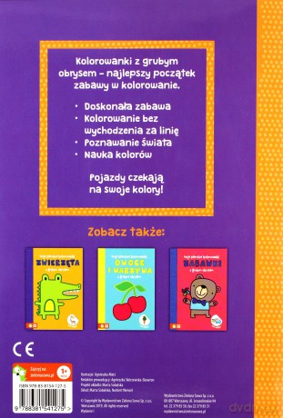 Pojazdy. Moja pierwsza kolorowanka [KSIĄŻKA]