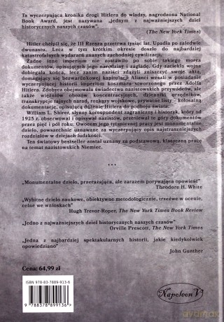 Powstanie i upadek III Rzeszy. Hitler i narodziny III Rzeszy (Tom 1) - William L. Shirer [KSIĄŻKA]