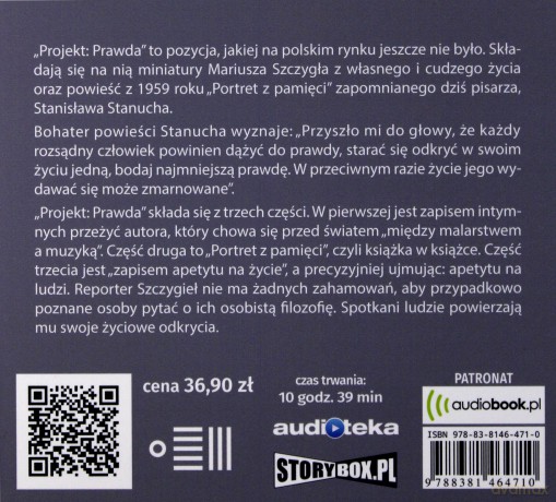 Projekt prawda - Mariusz Szczygieł [AUDIOBOOK]