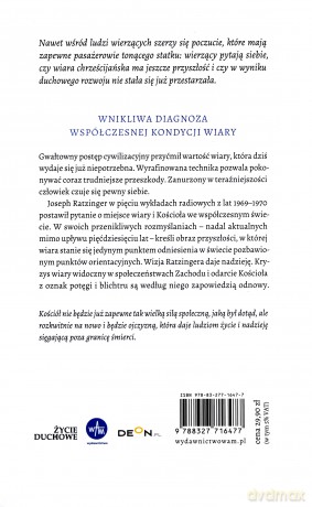 Przyszłość wiary. Refleksje teologiczne - Joseph Ratzinger Benedykt Xvi [KSIĄŻKA]