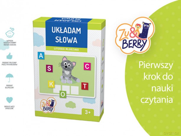 Układam słowa. Literaki młodziaki Zu&Berry [GRA]