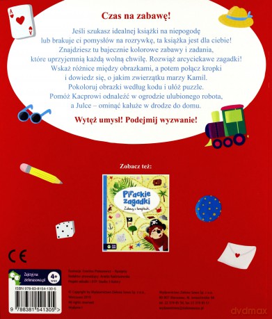 Zabawy na niepogodę. Zabawy i łamigłówki [KSIĄŻKA]