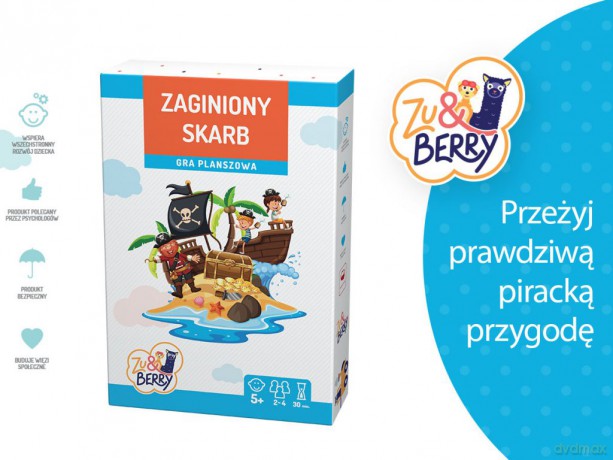 Zaginiony skarb Zu&Berry [GRA PLANSZOWA]