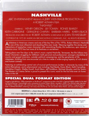 Nashville (Masters of Cinema) [Blu-Ray]+[DVD]