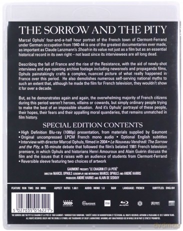 The Sorrow And The Pity (Smutek i Litość) [Blu-Ray]