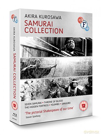 Kurosawa: The Samurai Collection: Seven Samurai / Throne of Blood / The Hidden Fortress / Yojimbo / Sanjuro (Siedmiu samurajów / Tron we krwi / Ukryta forteca / Straż przyboczna / Sanjuro - Samuraj znikąd) [4xBlu-Ray]