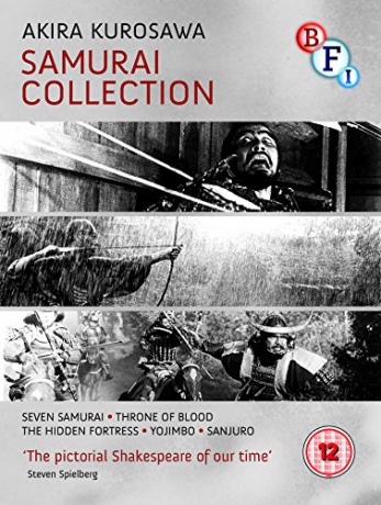 Kurosawa: The Samurai Collection: Seven Samurai / Throne of Blood / The Hidden Fortress / Yojimbo / Sanjuro (Siedmiu samurajów / Tron we krwi / Ukryta forteca / Straż przyboczna / Sanjuro - Samuraj znikąd) [4xBlu-Ray]