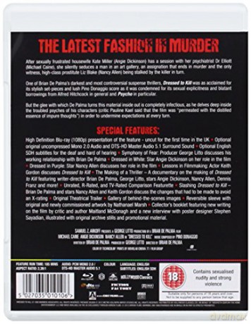Dressed to Kill (W przebraniu mordercy) [Blu-Ray]