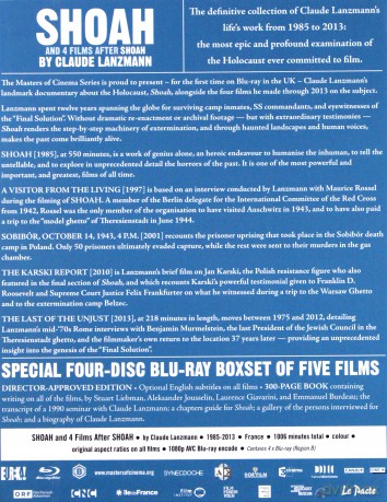 Shoah (and 4 Films After Shoah) (Masters of Cinema) [4xBlu-Ray]