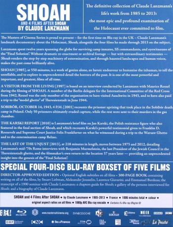 Shoah (and 4 Films After Shoah) (Masters of Cinema) [4xBlu-Ray]