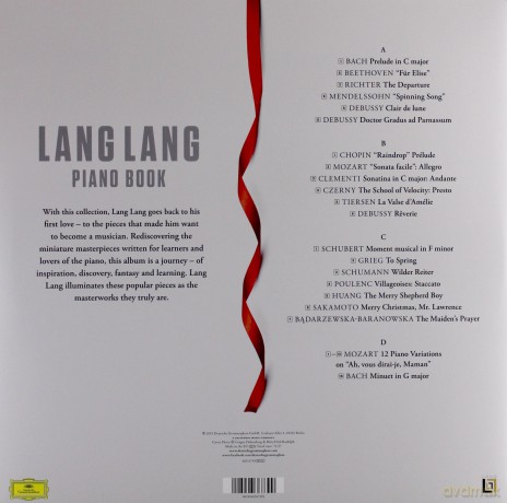 Lang Lang: Piano Book [2xWinyl]