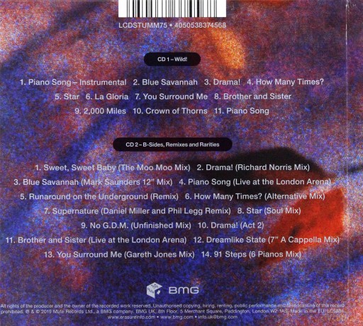 Erasure: Wild! (Deluxe Edition) (2019 - Remaster) [2CD]