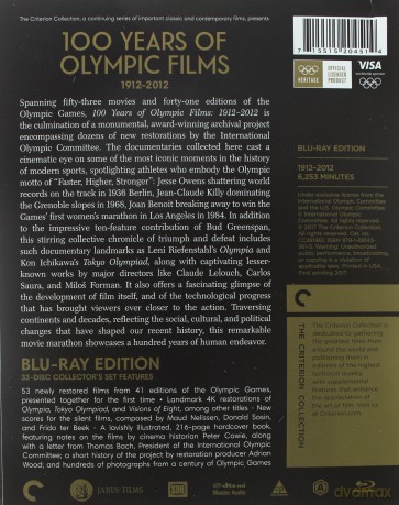 100 Years of Olympic Films [BOX] [32xBlu-Ray]