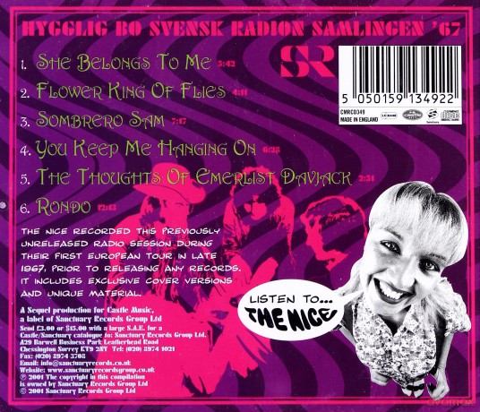 The Nice: Sweedish Radio Session [CD]
