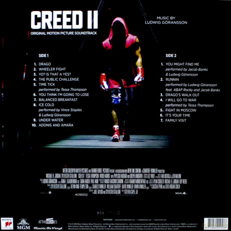 Creed II soundtrack (Ludwig Göransson) (Blue) [Winyl]