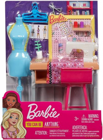 Barbie Kariera zestaw mebelków Pracownia krawiecka