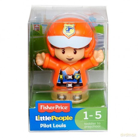 Fisher-Price Little People Pilot Louis [FIGURKA]