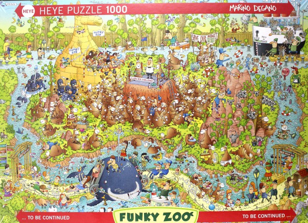 HEYE 1000 el. - Funky Zoo, Australia [PUZZLE]