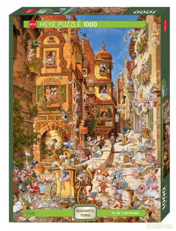 HEYE 1000 el. - Romantyczne miasto, dzień [PUZZLE]