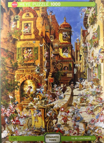 HEYE 1000 el. - Romantyczne miasto, dzień [PUZZLE]