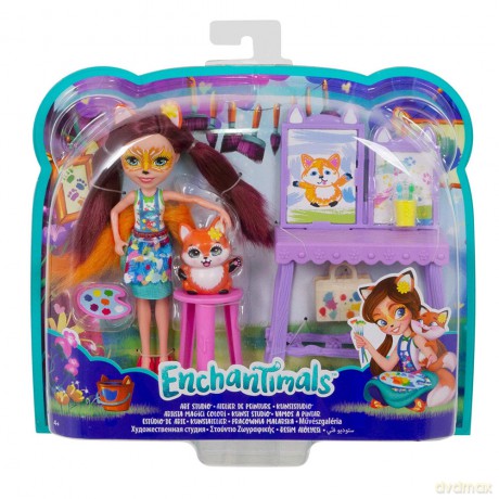 Lalka Enchantimals Pracownia artystyczna zestaw