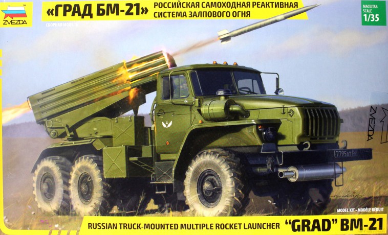 Model plastikowy BM-21 GRAD Multiple Rocket Launcher