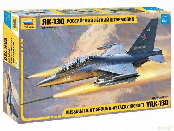 Model plastikowy Yak-130 rosyjski samolot szkolno-bojowy