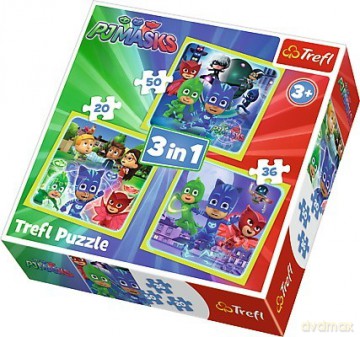 TREFL 3w1 Pidżamersi - Gotowi do dzialania [PUZZLE]