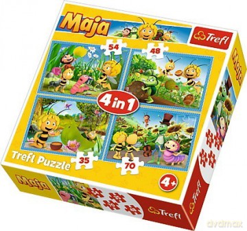 TREFL 4w1 Przygody Pszczółki Mai [PUZZLE]