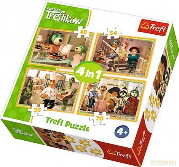 TREFL 4w1 Rodzina Treflików - Przygotowania do balu [PUZZLE]