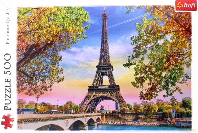 TREFL 500 el. - Romantyczny Paryż [PUZZLE]