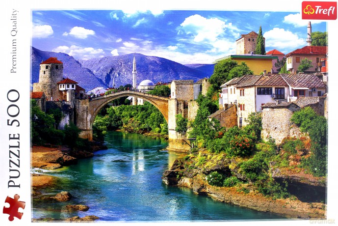 TREFL 500 el. - Stary Most w Mostarze, Bośnia i Hercegowina [PUZZLE]