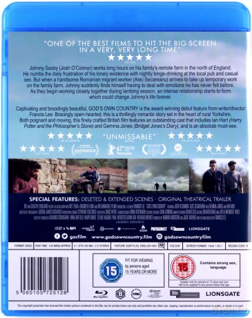 God's Own Country (Piękny kraj) [Blu-Ray]