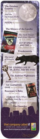 50 BEST - Horror - magnetyczna zakładka do książki
