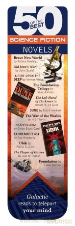 50 BEST - Science Fiction - magnetyczna zakładka do książki