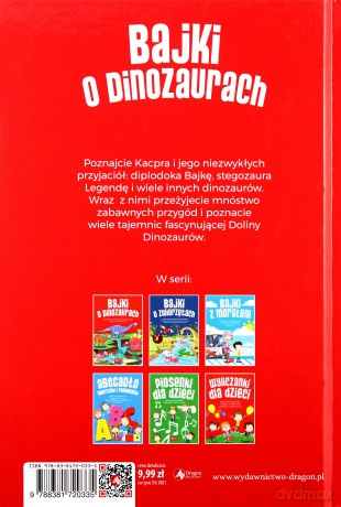 Bajki o dinozaurach - Iwona Czarkowska [KSIĄŻKA]