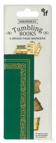 Bookminders - zestaw 4 metalowych zakładek